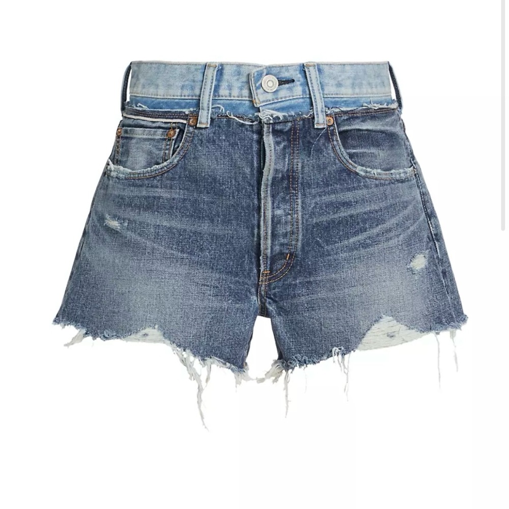 Moussy Blue Jean Shorts - Picture 5 of 5
